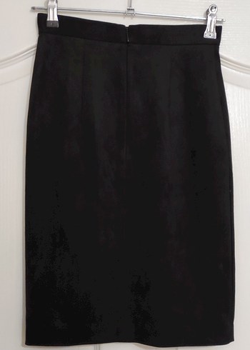 Siyah Süet etek - Görsel 3