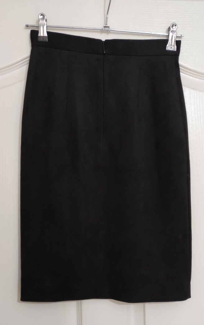 Siyah Süet etek - Görsel 3