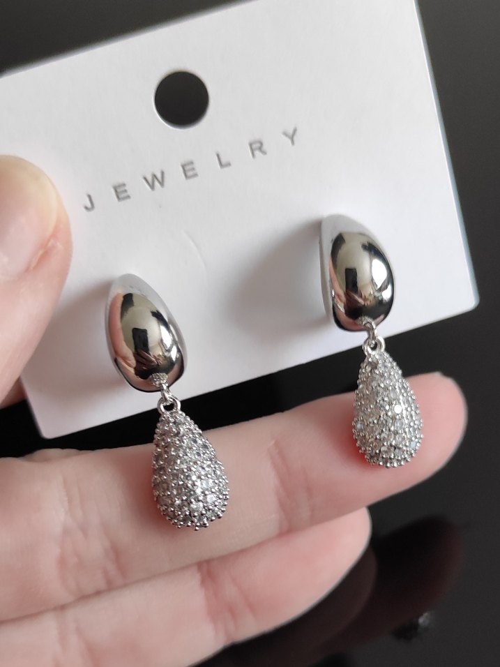 Bottega Model Zirkon Küpe - Görsel 2