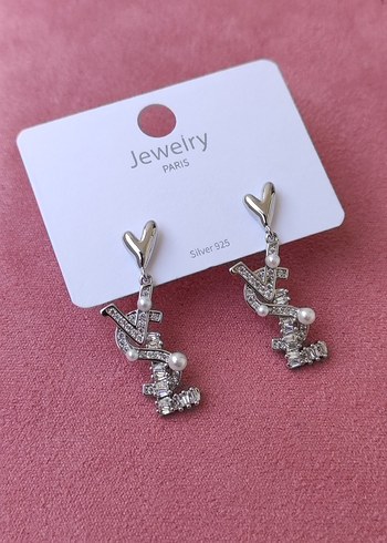 YSL model Zirkon küpe - Görsel 2