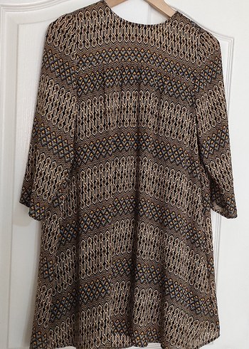 H&M Astarlı Şifon Elbise - Görsel 4