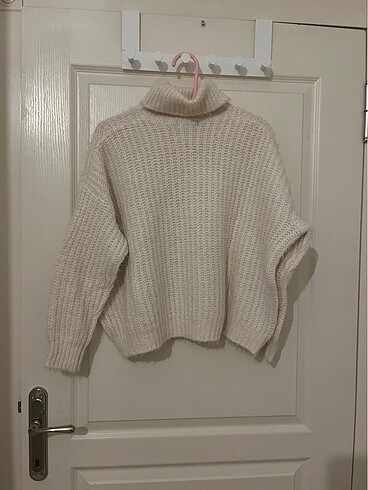 xs Beden Kremrengi crop kazak