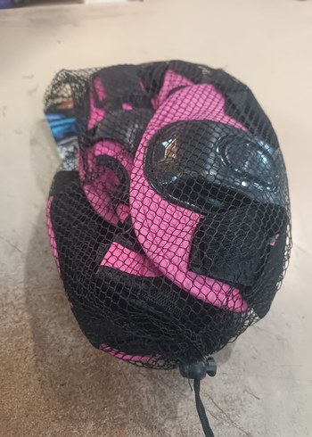 Pembe korumalik 2 adet dizlik ve dirseklik