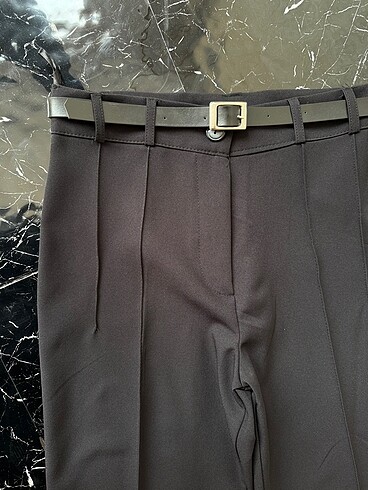 48 Beden siyah Renk Zara model kadın palazzo kumaş pantolon