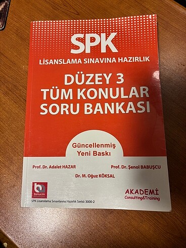 SPK Düzey 3 Soru Bankası