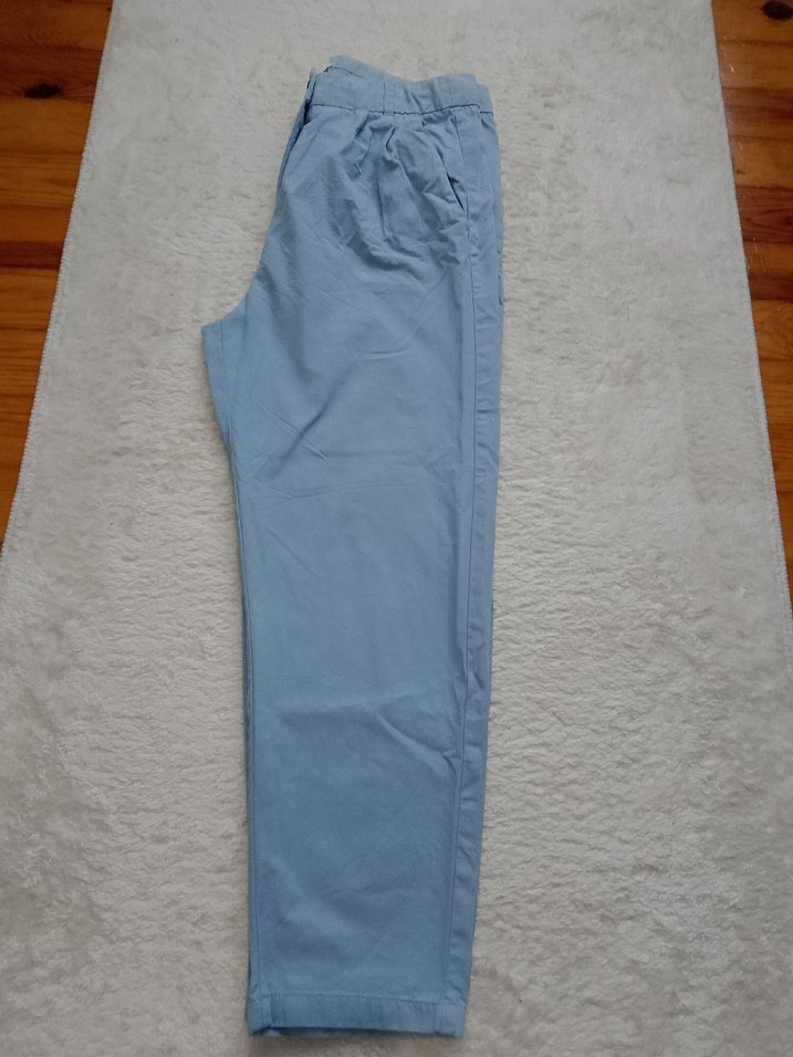 Mavi Rahat Kesim Kadın Denim Pantolon - Görsel 2