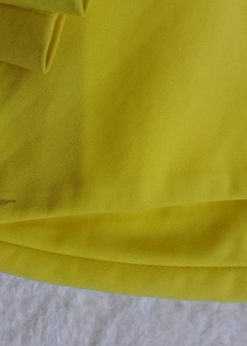 Sarı Midi Kadın Kumaş Pantolon - Görsel 4