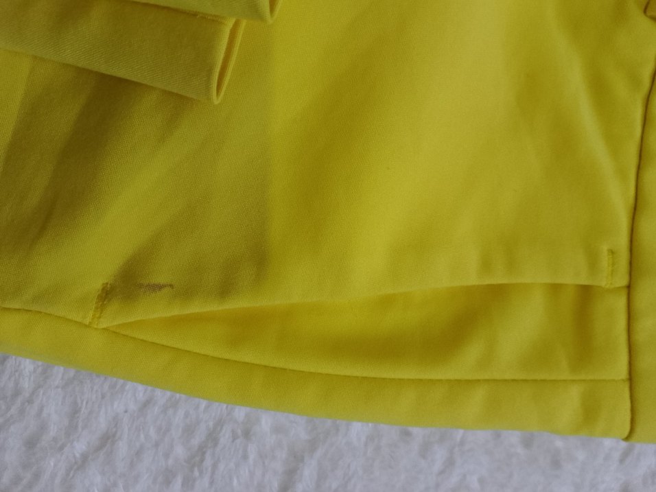 Sarı Midi Kadın Kumaş Pantolon - Görsel 4