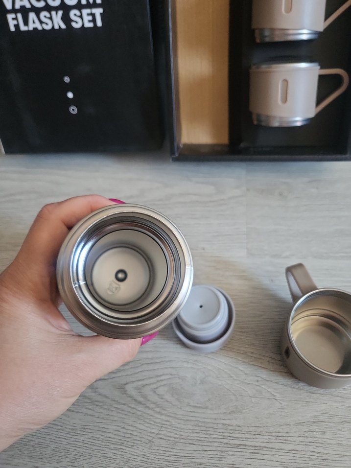 Bej Termos Seti, Gri-Bej - Görsel 4