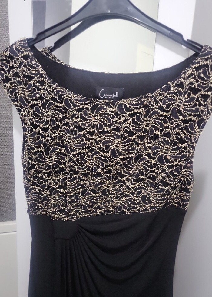 Siya pullu elbise - Görsel 4