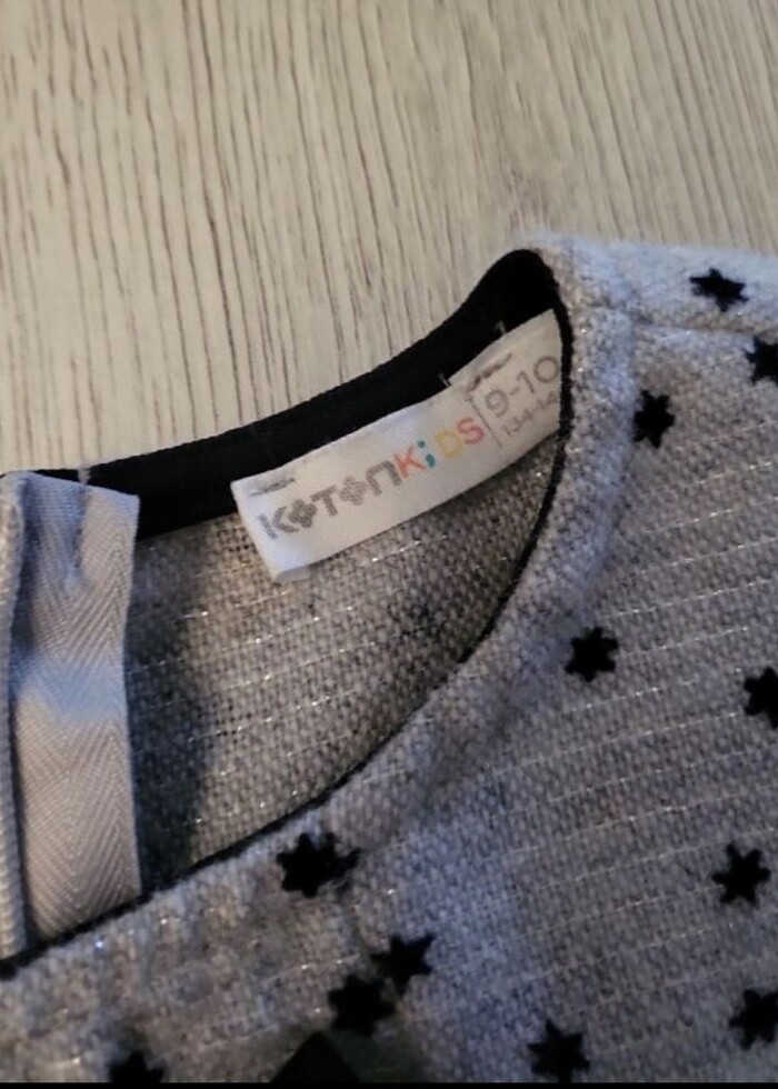 Gri yun kiz çocuk elbisesi - Görsel 3