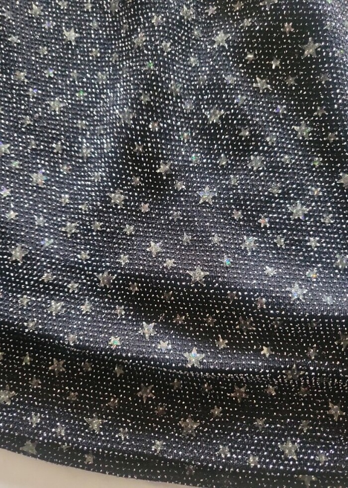 Pullu siyah elbise - Görsel 5