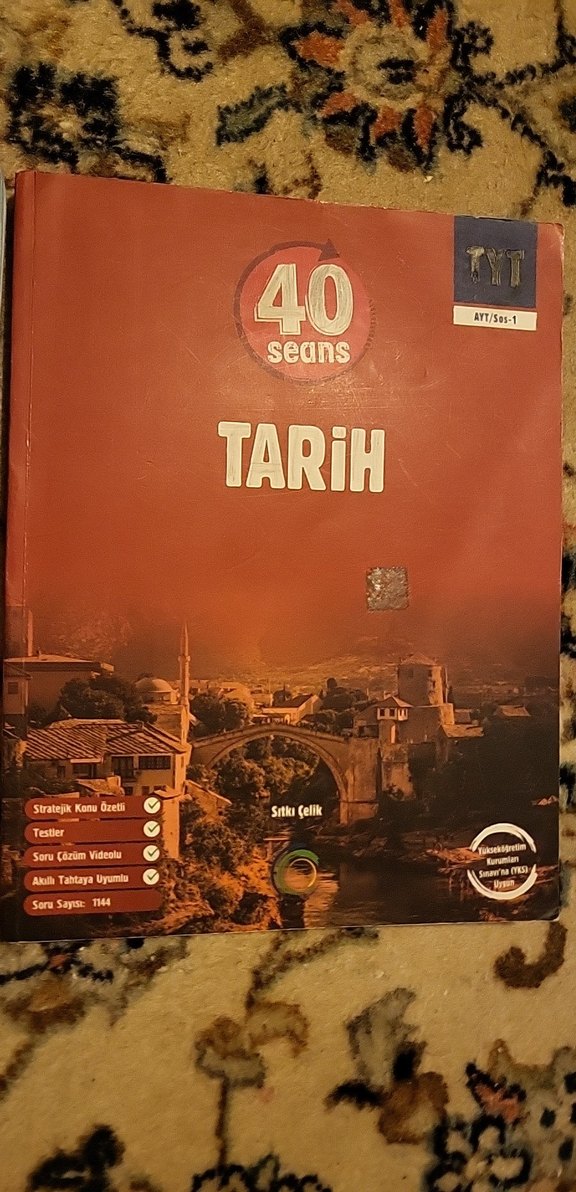 40 Seans Tarih Soru Bankası Kitapları 2 kitap - Görsel 3