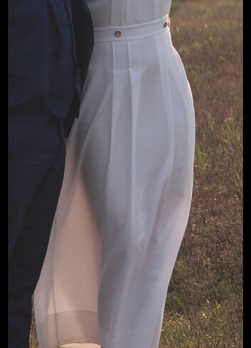 Aker 38 Beden Beyaz Elbise - Görsel 3