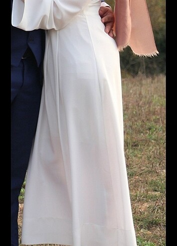 Aker 38 Beden Beyaz Elbise - Görsel 4