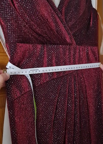 Uzun şık abiye elbise - Görsel 7