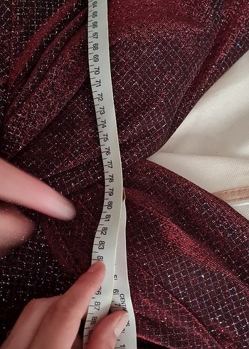 Uzun şık abiye elbise - Görsel 6