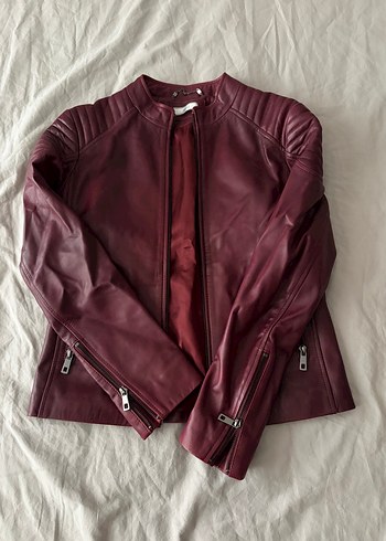 Desa Bordo Deri Biker Ceket