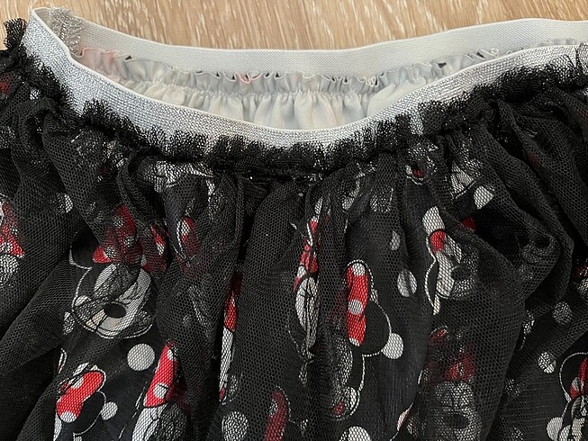 9 Yaş Beden siyah Renk Tütülü etek minnie mouse