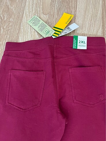 11-12 Yaş Beden bordo Renk #Benetton# pantolon