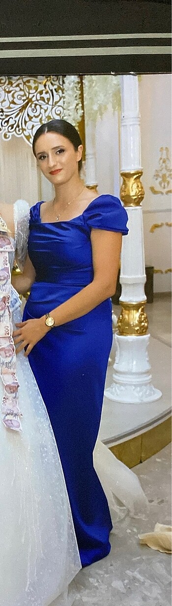 Lacivert abiye