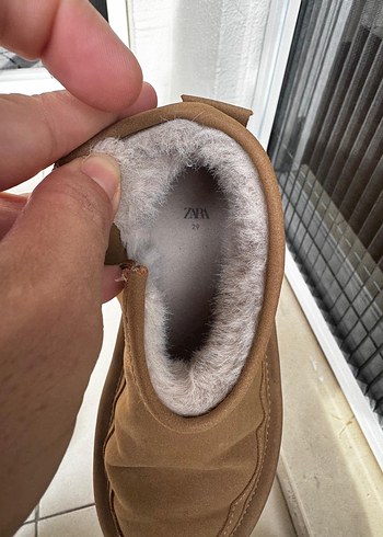 Kahverengi Kız Çocuk Süet Dolgu Topuklu Bot - Görsel 4