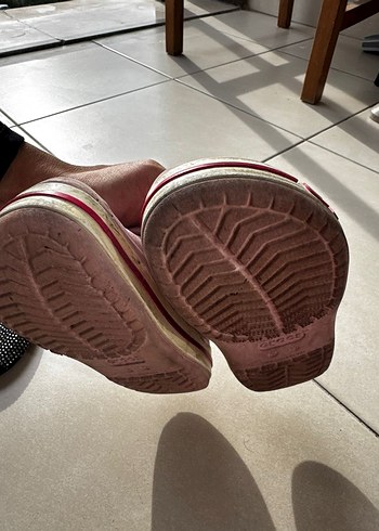 Pembe Kız Çocukları Terlikleri Velcro Bantlı - Görsel 3