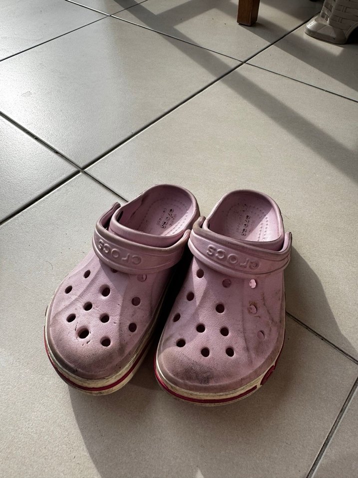 Pembe Kız Çocukları Terlikleri Velcro Bantlı - Görsel 2