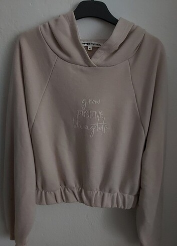 Koton Respect Life Pudra Rengi Sweatshirt 