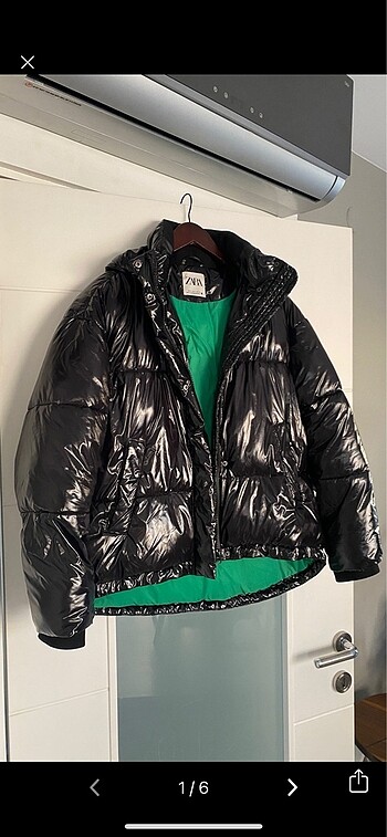 Zara Parlak Mont