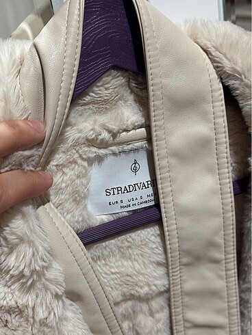 s Beden ten rengi Renk Stradivarius suni kürklü ceket