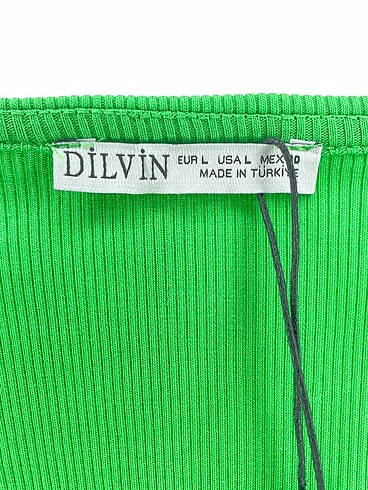 l Beden yeşil Renk Dilvin Bluz %70 İndirimli.
