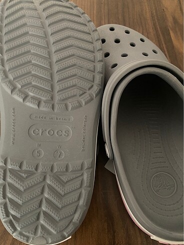 36 Beden gri Renk Crocs Kadın terlik