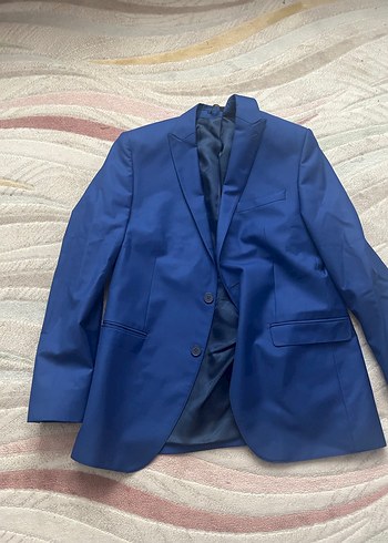 Erkek Lacivert Regular Fit Takım Elbise - Görsel 2