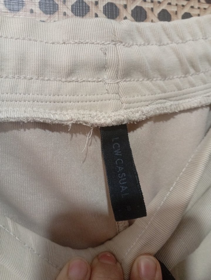 Bej Erkek Günlük Kemerli Outdoor Eşofman - Görsel 4