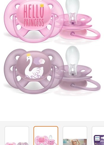 Philips Philips Ultra Soft 6-18 Ay Emzik Pembe