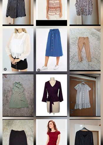 12 adet hepsi 40 beden