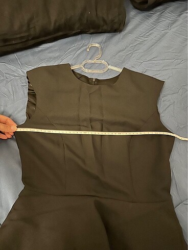 40 Beden İpekyol Siyah Peplum Elbise