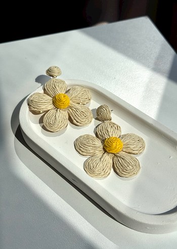 Çiçek küpe - Görsel 2