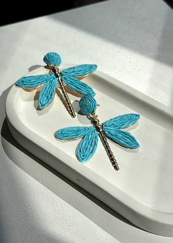 Renki Yusufçuk küpeler - Görsel 2