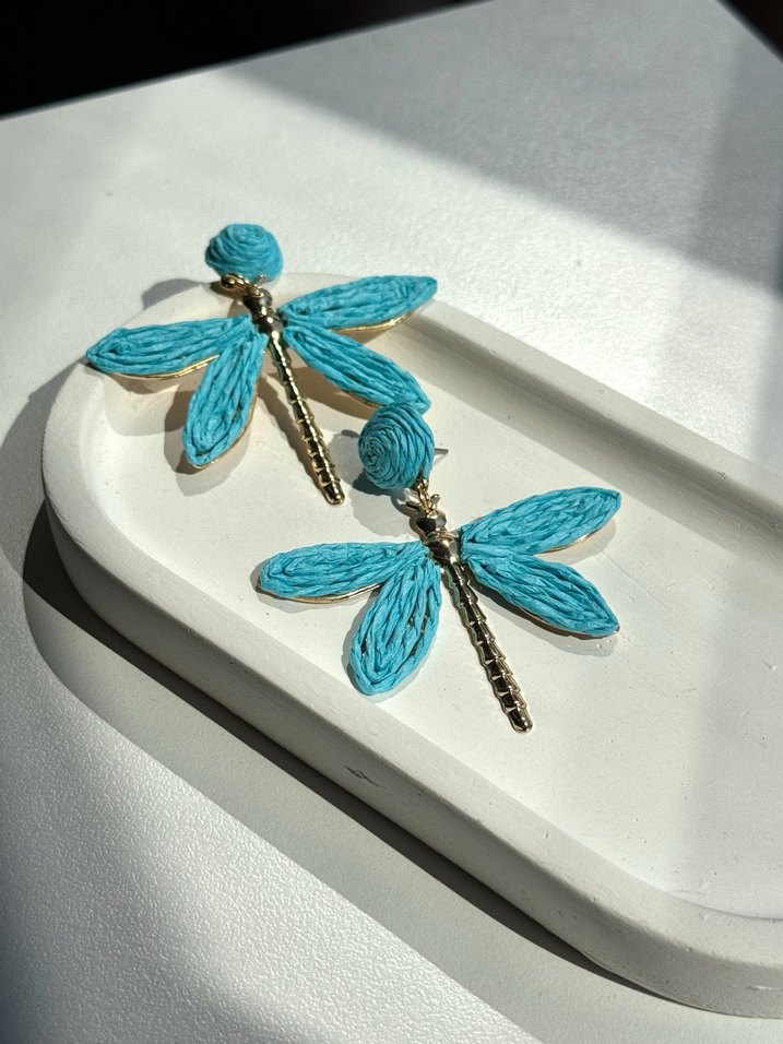 Renki Yusufçuk küpeler - Görsel 2