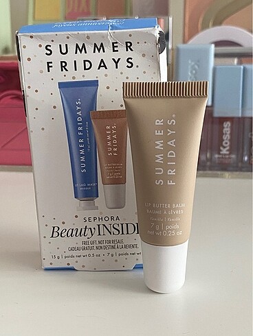 Sephora Summer Fridays Vanilla Vanilya 7 gram Dudak Balmı Nemlendirici