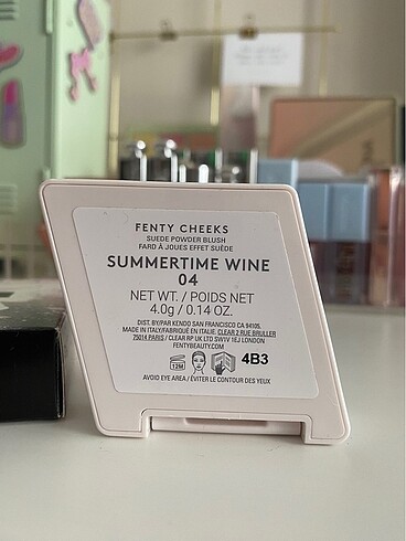 Beden Renk Fenty Beauty Fenty Cheeks Summertime Wine Allık