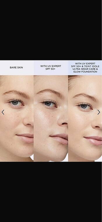 Beden Lancome UV Expert SPF 50+ Makyaj Bazı ve Güneş Kremi