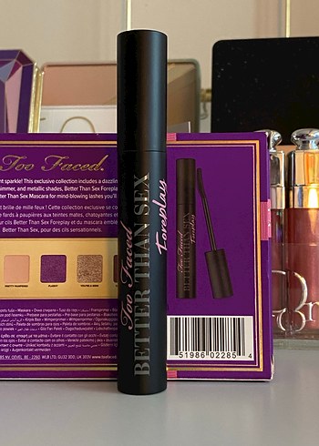 Too Faced Better Than Sex Foreplay Maskara Siyah Maskara Bazi - Görsel 4
