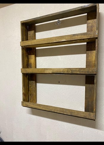 Çocuklar için Ahşap Raf - Görsel 2