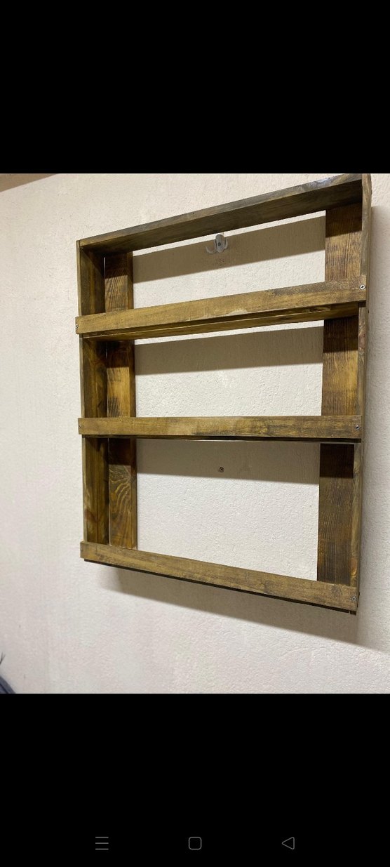 Çocuklar için Ahşap Raf - Görsel 2