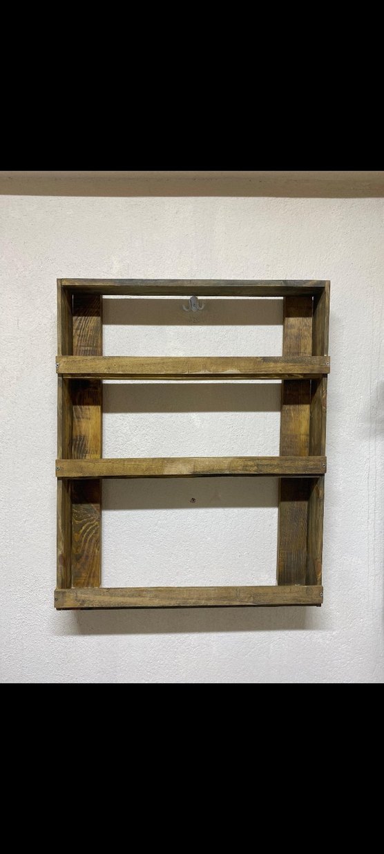 Çocuklar için Ahşap Raf - Görsel 3