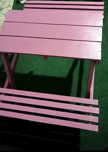  Beden Pastel Pembe Çocuk Oyun Masası
