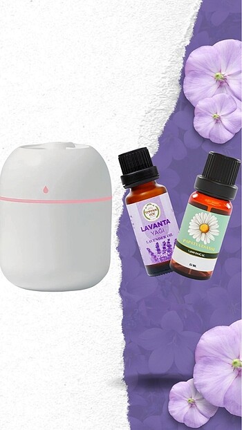 HAVA NEMLENDİRİCİ + 2 ADET ORGANİK DOĞAL KOKU - Görsel 2